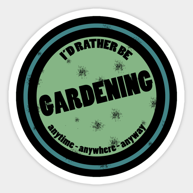 Gardening Gifts for Gardeners Green Thumb Sticker by TheOptimizedCreative